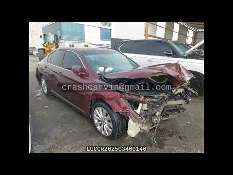 LUCCR2625G3400146 - Honda ACCORD 2016