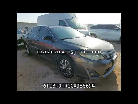 6T1BF9FK1CX388694 Toyota Camry 2012