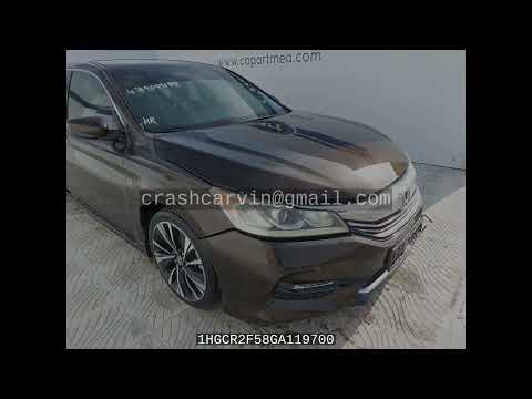 1HGCR2F58GA119700 - Honda ACCORD 2016